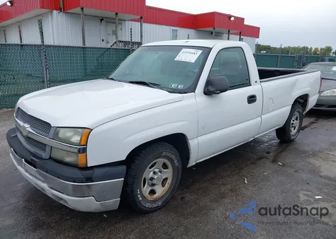 2004 Chevrolet Silverado 1500 Work Truck from USA, damaged, VIN 1GCEC14X94Z323944